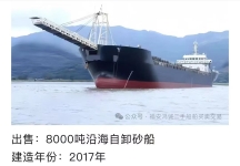 【各种类型沿海自卸砂船出售】热销中，供您挑选！ 福建 宁德市