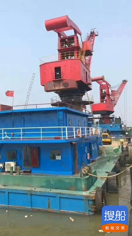 出卖2015年抓斗15圆制内地过驳浮吊  扭转变幅式起重船 广...-2.jpg