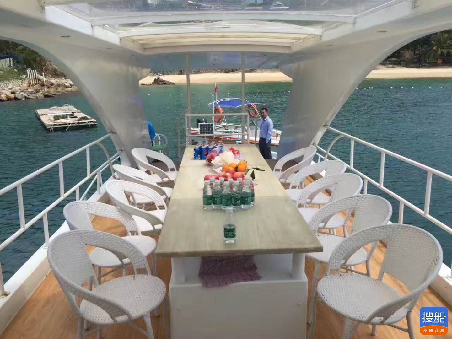 出卖2008年制21米12人内地玻璃钢游艇 广东 深圳市-2.jpg