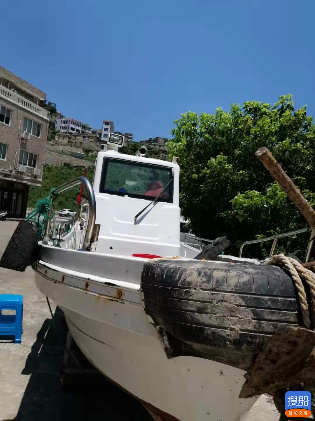 卖：2018年内地7米玻璃钢垂钓船 山东 潍坊市-3.jpg