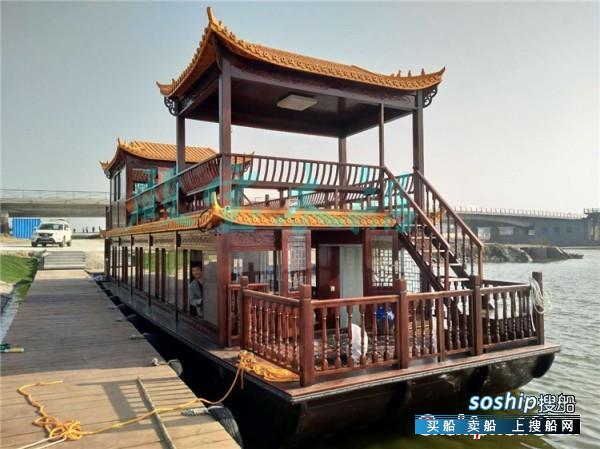 绘舫木船 供给16米年夜型旅行电动绘舫木船 江苏 泰州市-2.jpg