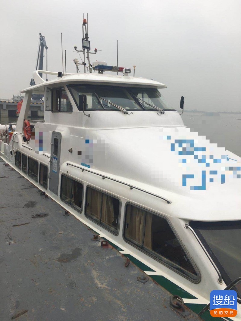 出卖17米玻璃钢交通船  喷鼻港-2.jpg