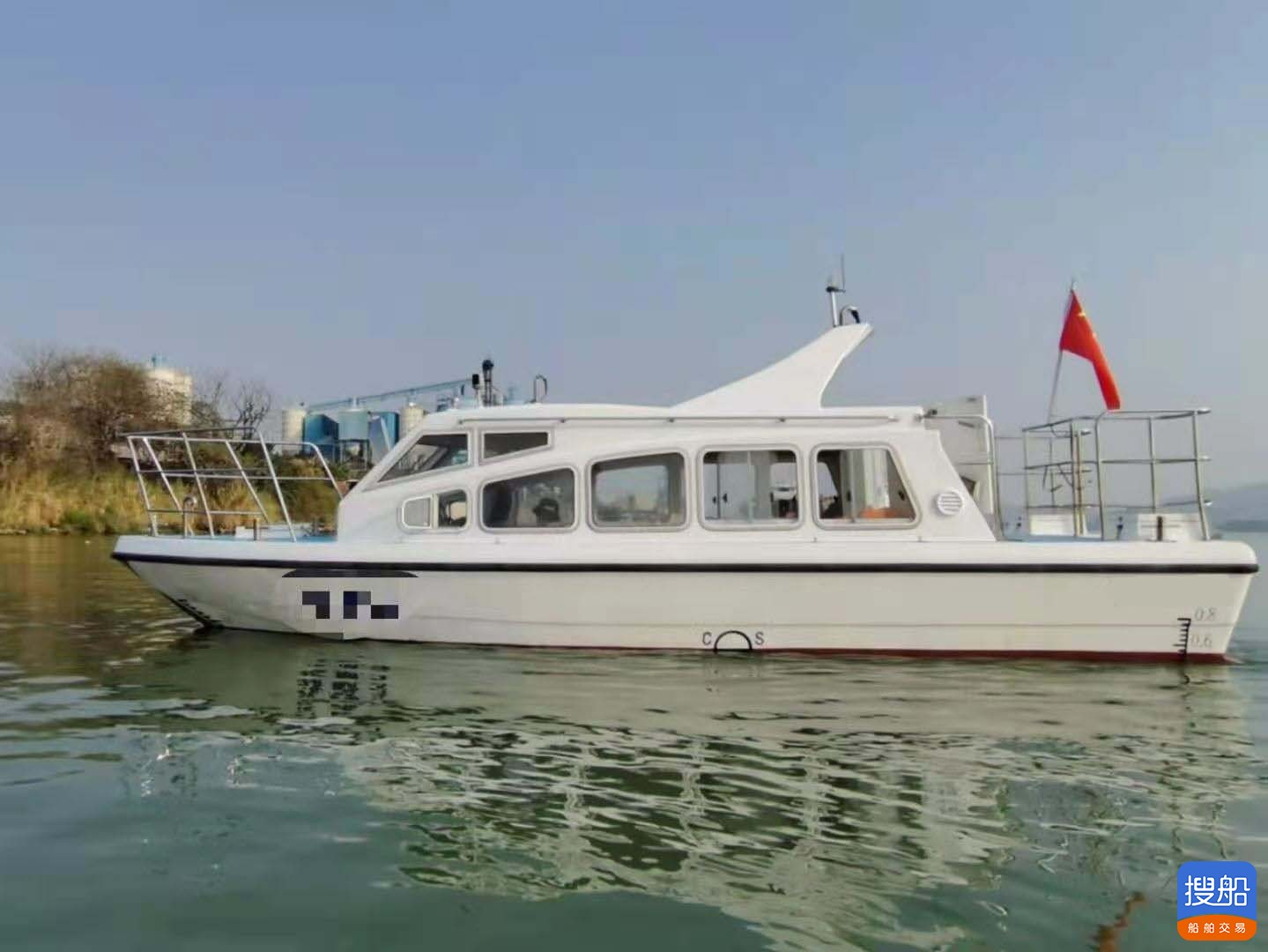 出卖2015年制8.59米内地玻璃钢交通船 广东 深圳市-2.jpg