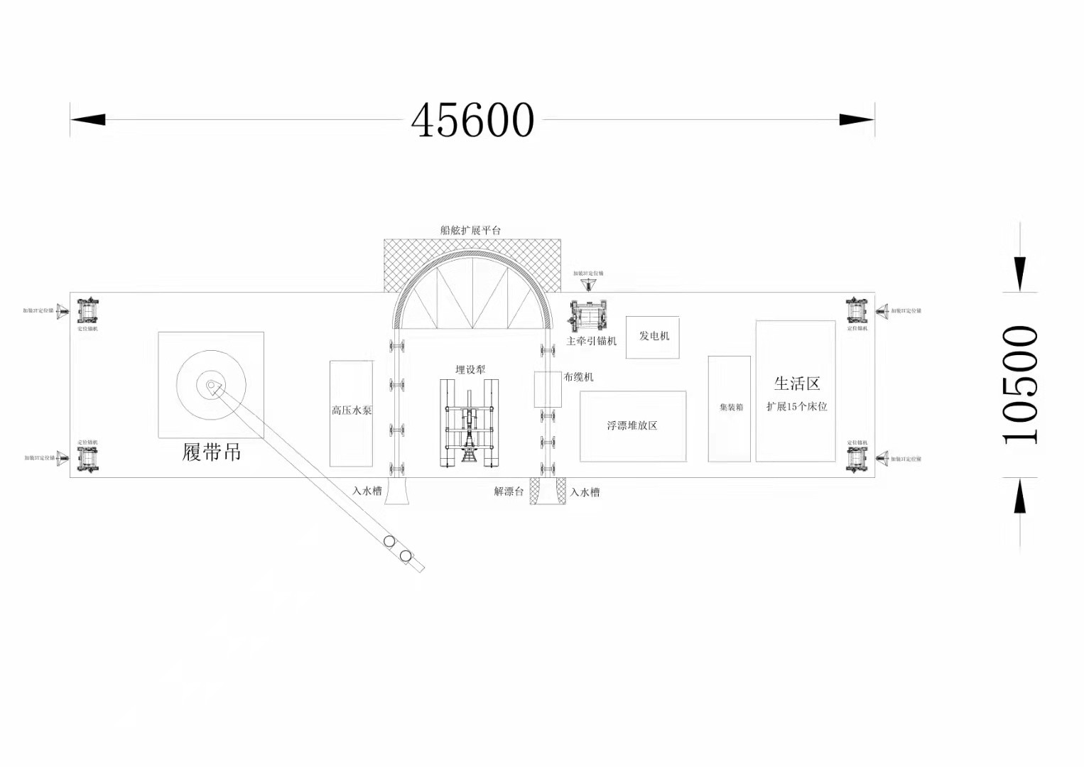 出卖（风电项目用船）内地证书吨位550吨后驾 江苏 北通市-2.jpg