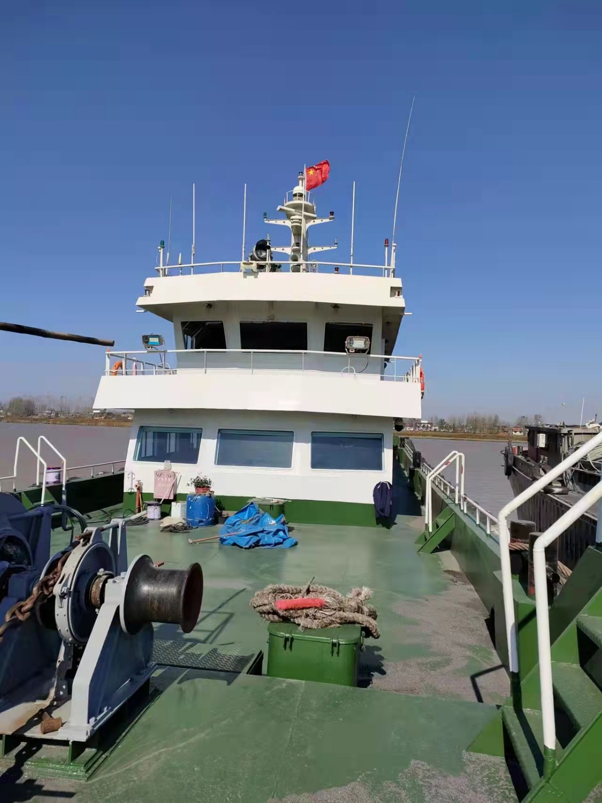 出卖2019年制39.6米远洋钢量仄头单机交通船 广东 深圳市-2.jpg