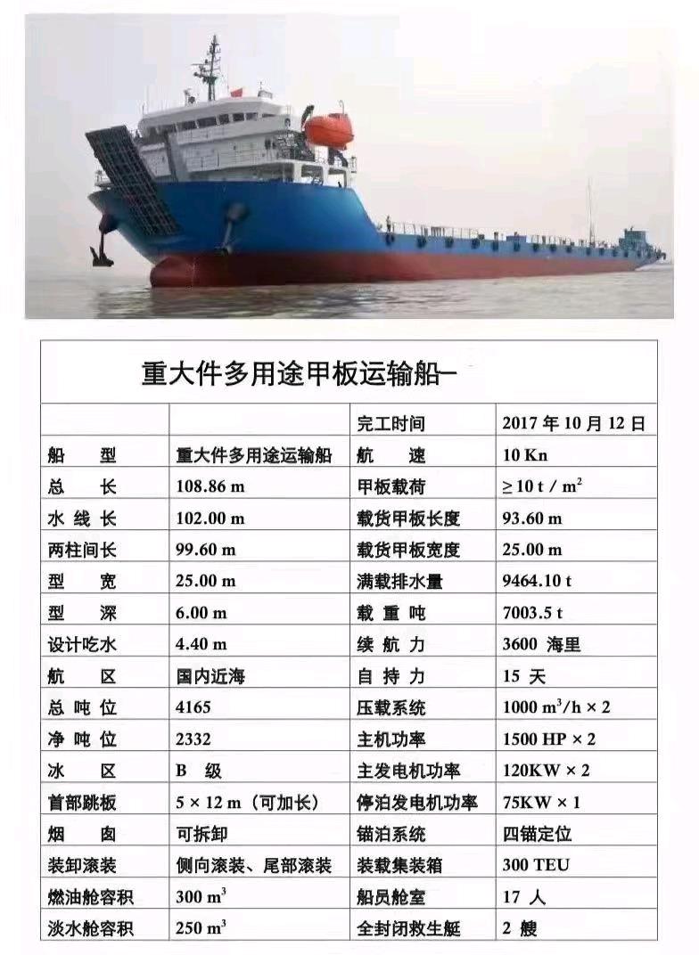 25米型宽严重件多用处船面运输船出租-2.jpg