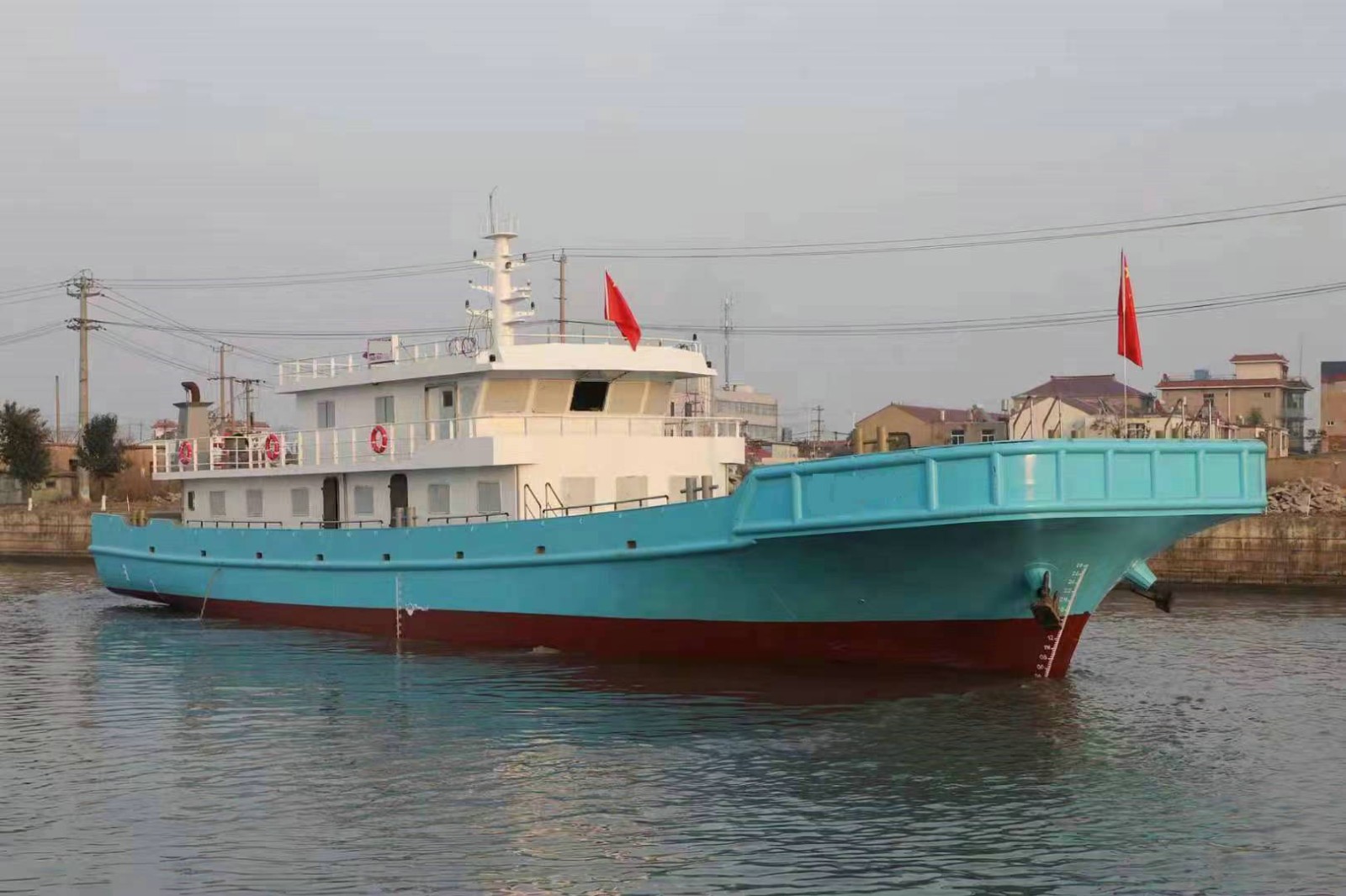 低价卖：2020年远洋40米钢造交通船 山东 潍坊市-2.jpg