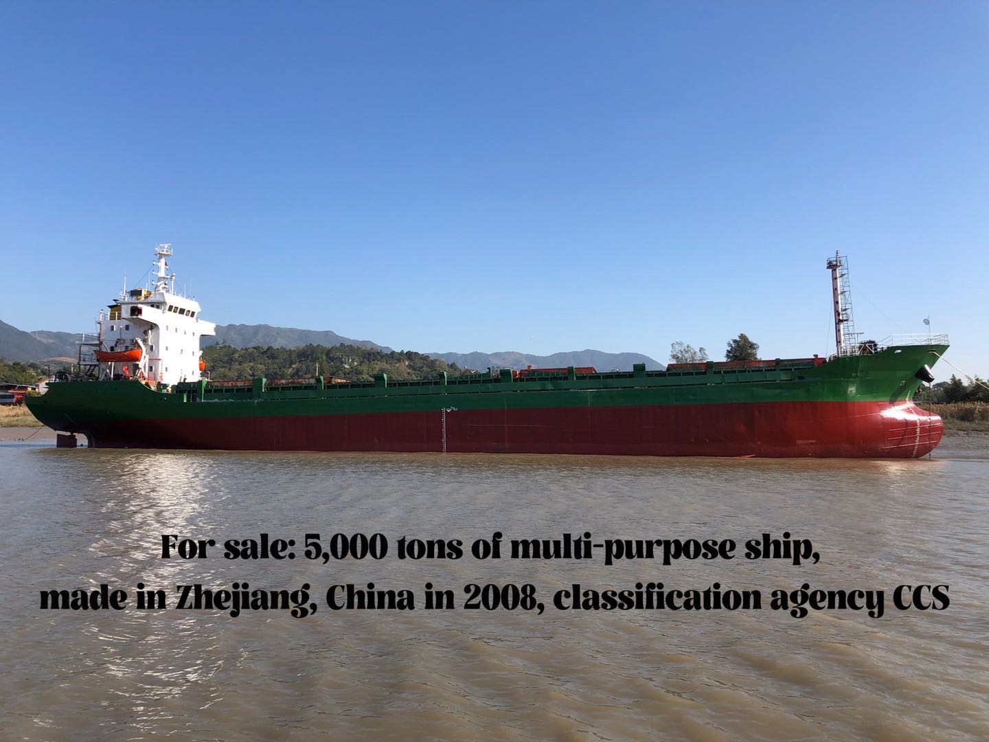 For sale: 5,000 tons of multi-purpose ship, made in Zhejiang, China in 2008, cla-2.jpg