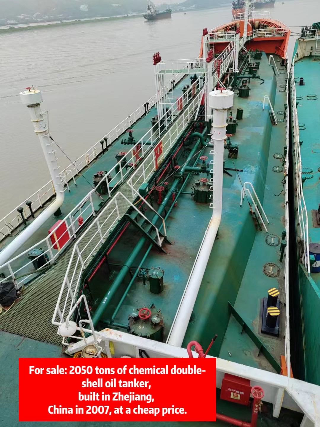 For sale: 2050 tons of chemical oil tanker, built in Zhejiang, China in 2007, su-2.jpg
