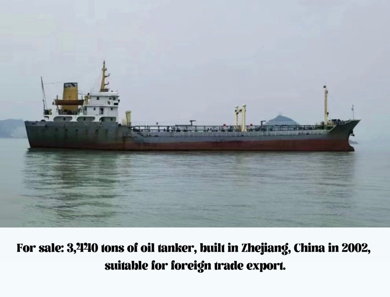 For sale: 3,440 tons of oil tanker, built in Zhejiang, China in 2002, suitable f-2.jpg