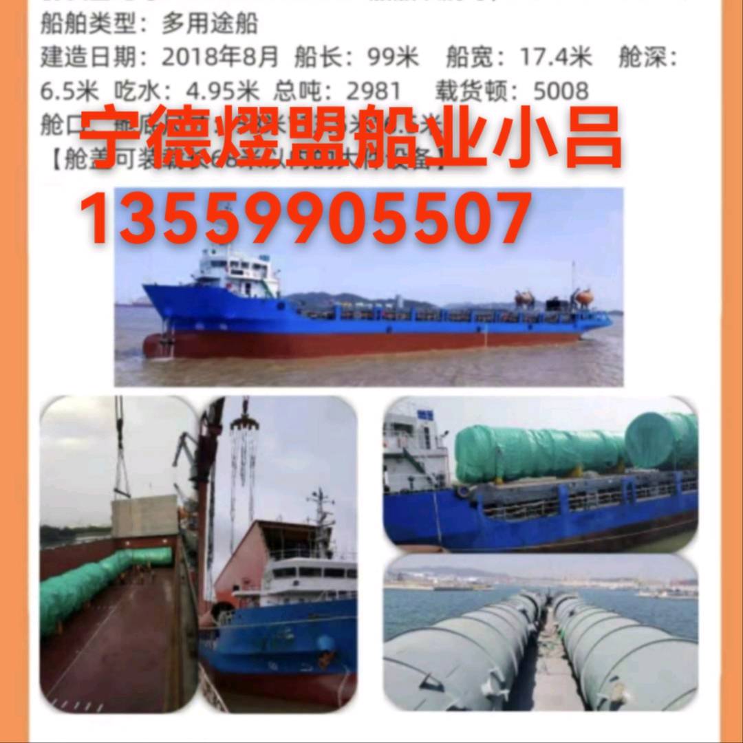 出售2018年5000吨多用途船 福建 福州市-2.jpg