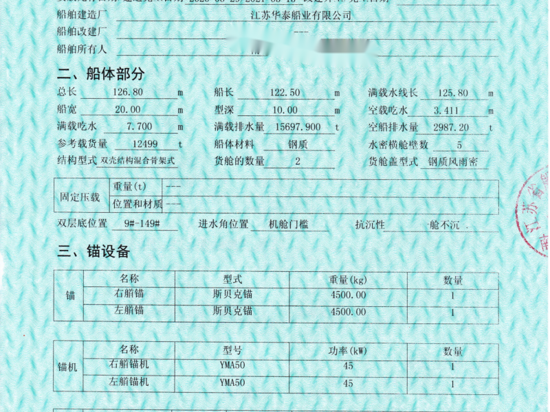 出售编号979 21年12499吨散货船  福建-2.png