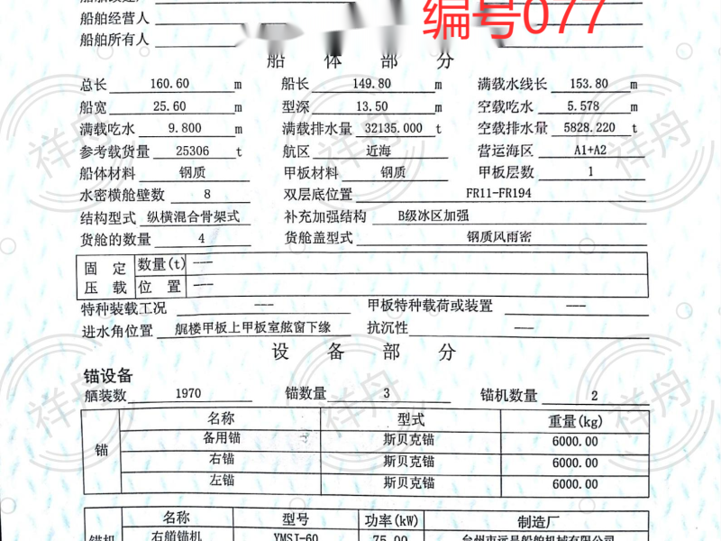 出售编号077 10年25306吨散货船  福建-2.png