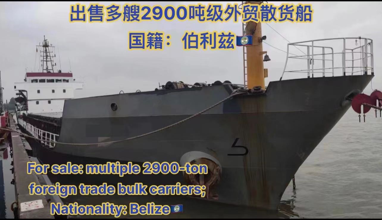 出售：多艘2900吨级外贸散货船；国籍：伯利兹 福建 宁德市-2.jpg