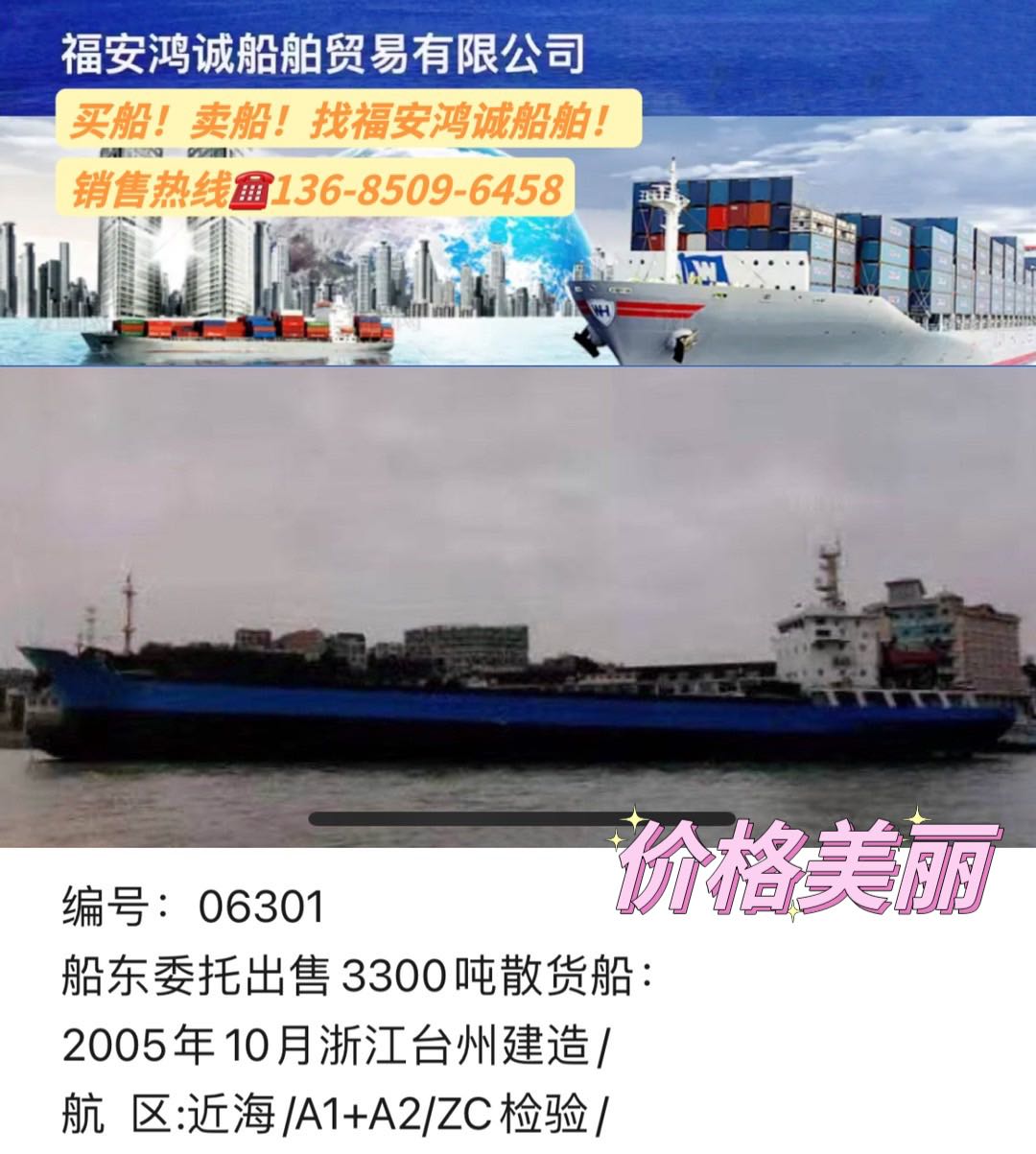 出售05年3300吨散货船 福建 宁德市-2.jpg