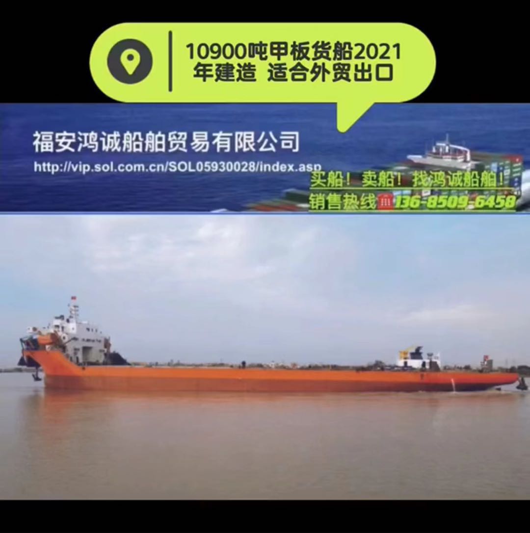 出售10900吨在航甲板货船（前驾/前跳板） 2021年11月江苏建造 福建 宁德市-2.jpg