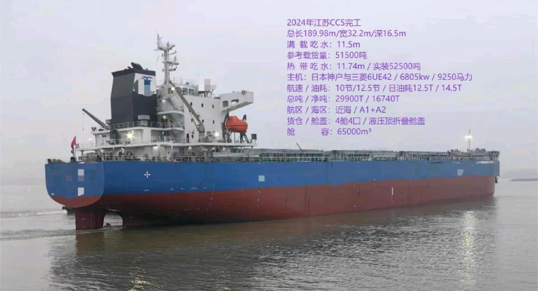 51500吨单壳散货船 2024年江苏CCS完工 总长189.98m 江苏 扬州市-2.jpg