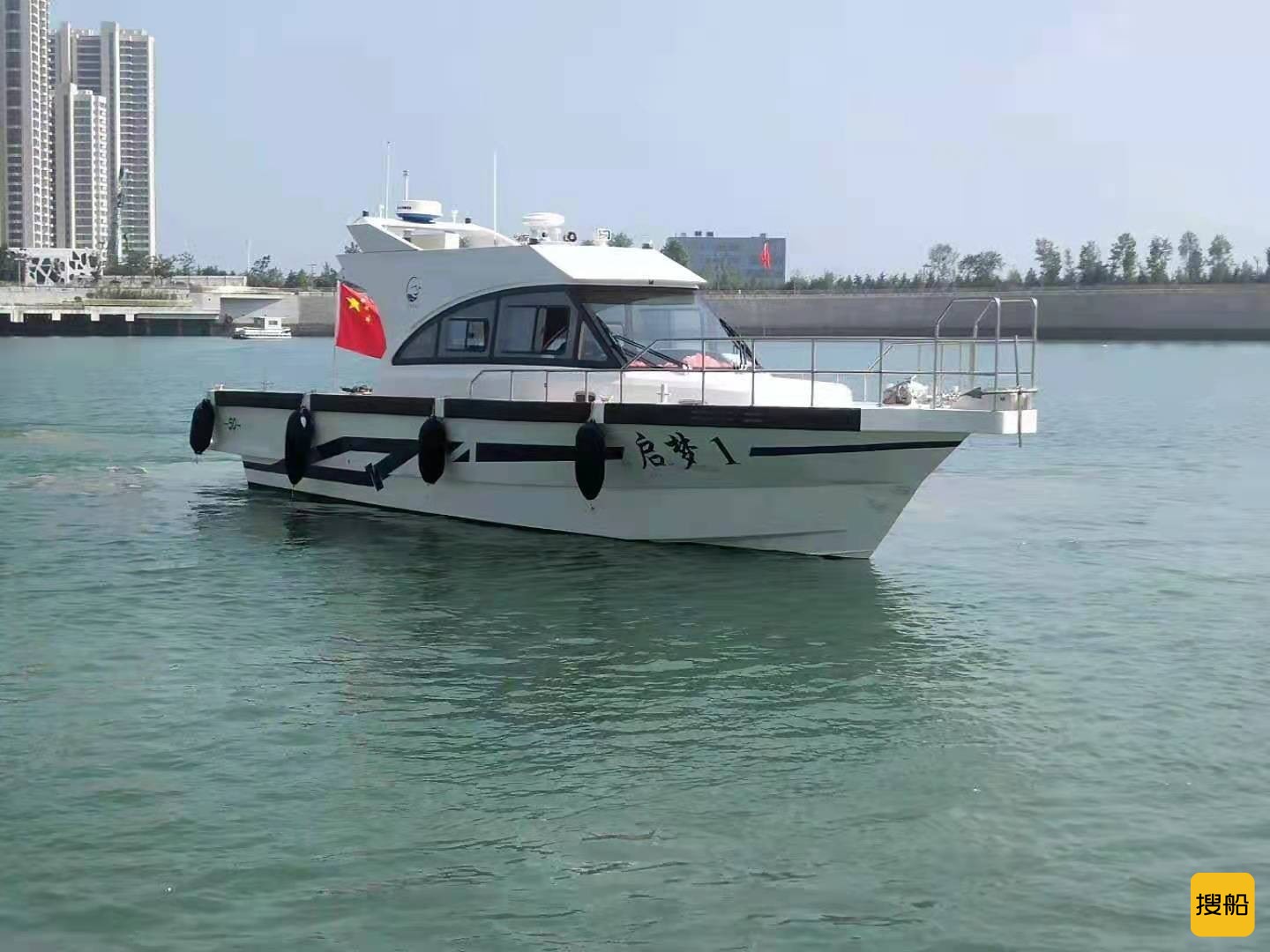 出售二手15米钓鱼艇钓鱼船游艇现船95新坐标青岛-2.jpg