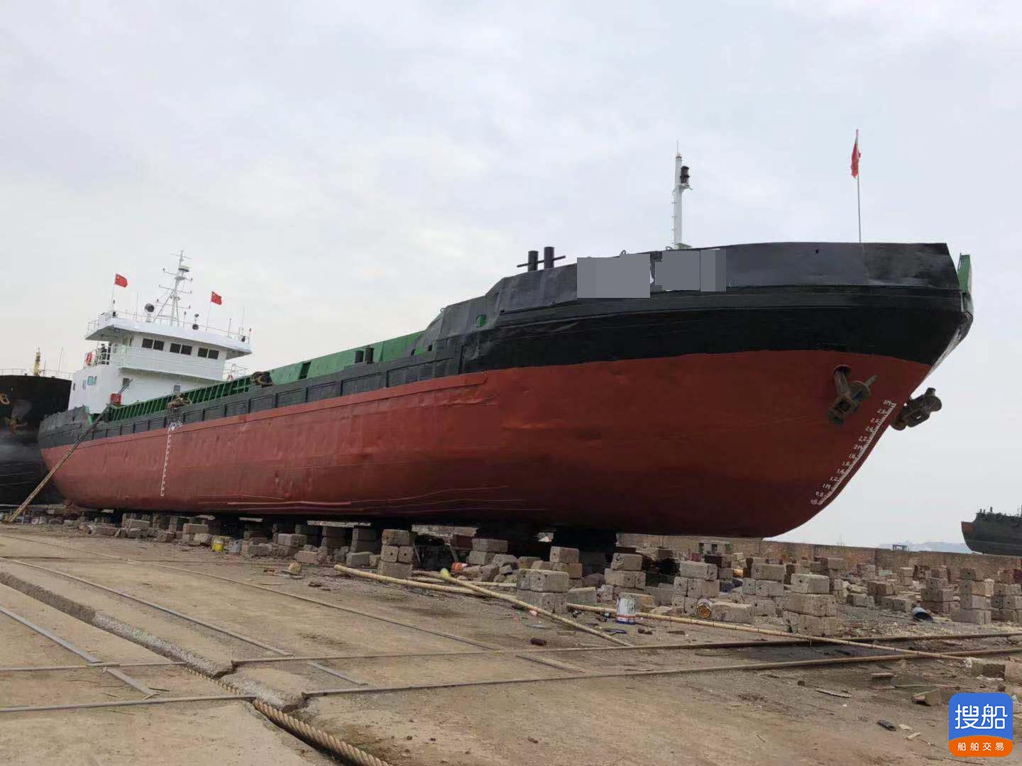 急售2005年造650方可抛石沿海开体泥驳 山东 青岛市-2.jpg